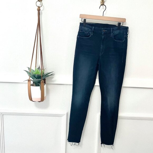 Mother Jeans High Waisted Looked Ankle Fray Last Call Size 30 - Picture 2 of 10